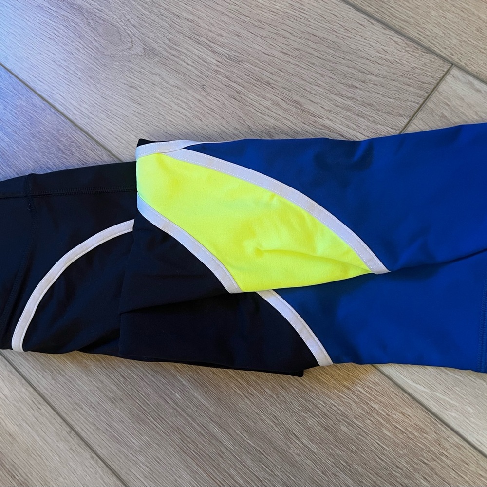Victoria's Secret Blue and Yellow Leggings
